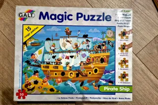 Puzzle Galt Magic Pirate Ship 15 Parches