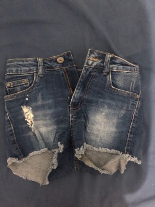 Pantalones vaqueros cortos azules