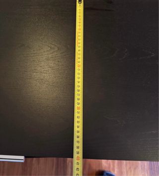 Mueble aparador negro y plata. A recoger en Treto