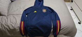Sudadera Adidas Selección Española Fútbol Azul