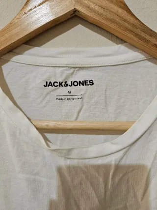 Camiseta Jack & Jones Blanca Talla M