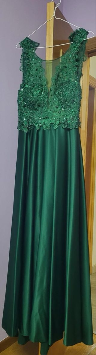 Vestido de fiesta verde MANY talla L
