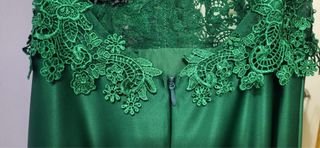 Vestido de fiesta verde MANY talla L