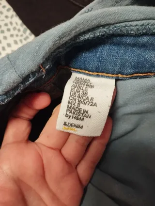 Pantalones premamá (beige, azul, negro)