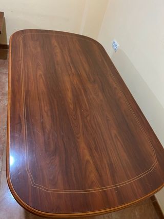 Mesa de comedor extensible madera