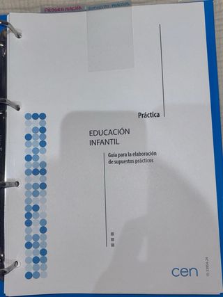 temario oposición ED.Infantil