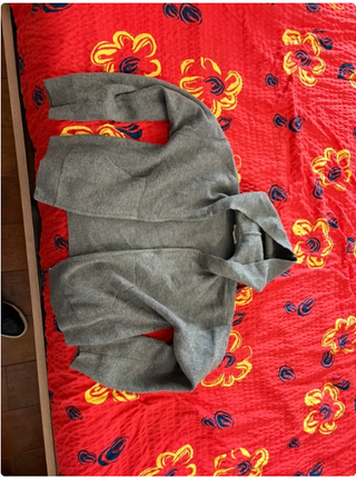 Casaco Zara Cinza Tamanho XS / 34