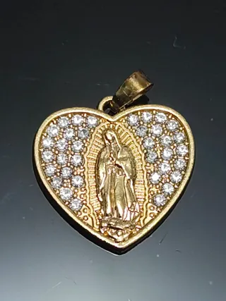 Pingente Coração Nossa Senhora