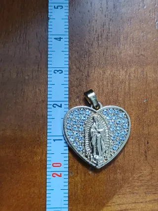 Pingente Coração Nossa Senhora