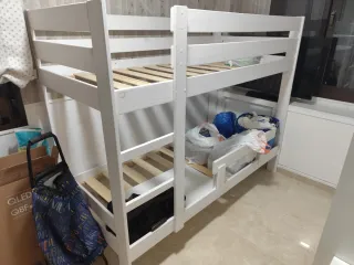 Litera infantil madera blanca Ikea