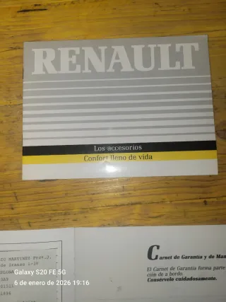 Carpeta documentación Renault