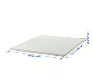 Protector Colchón Ikea NORDBERGET Blanco 160x200