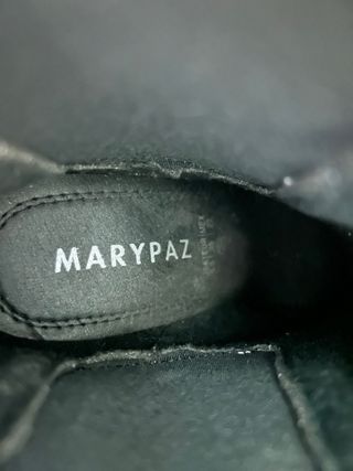 Botines blancos tacón ancho