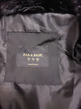 Cazadora Zara Negra