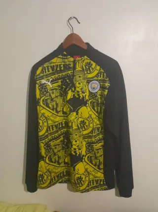 Chándal Manchester City Puma Amarillo con pantalon