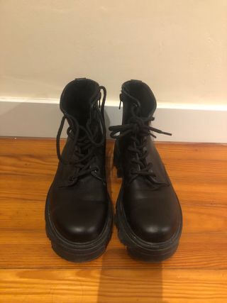 Botas Oggi Mujer Piel Negra