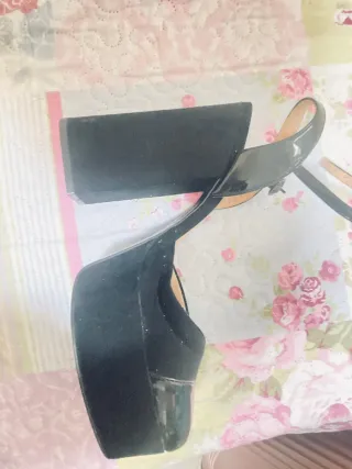 Tacones Zara Talla 39 Negros