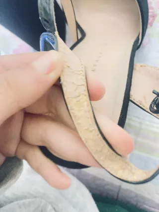 Tacones Zara Talla 39 Negros