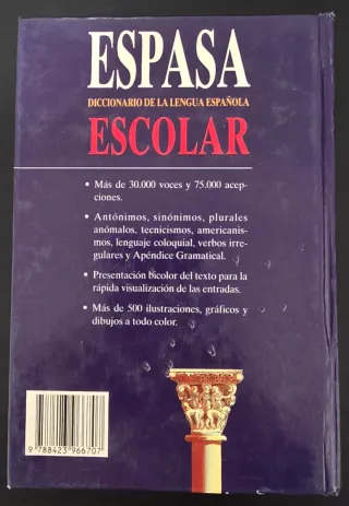 Espasa Escolar: Diccionario de la Lengua Española