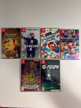 Juegos Nintendo Switch: Rayman, FIFA 23, Mario Par
