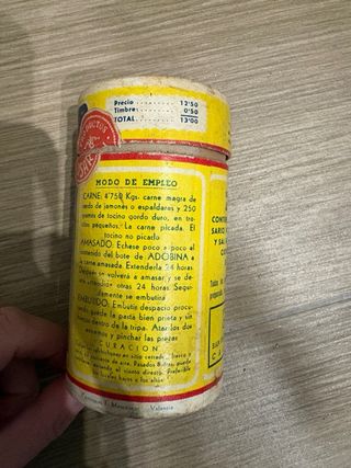 antigua Adobina de salchichón