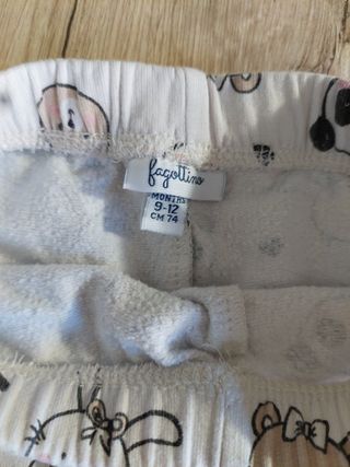 2 Leggings Bimba 9-12 Mesi