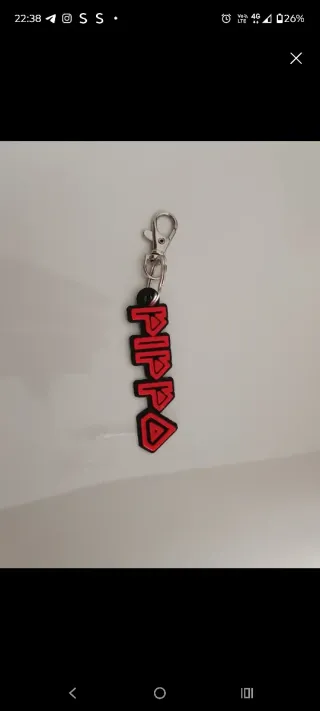 Portachiavi scritta strangers per  pirro