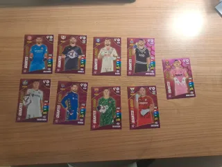 Cartas de fútbol Guantes de Oro
