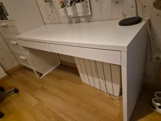 Escritorio Ikea Blanco 2 cajones 142cm