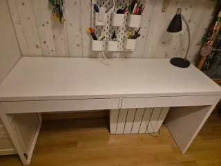 Escritorio Ikea Blanco 2 cajones 142cm