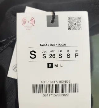 Falda chándal washed efecto. Zara