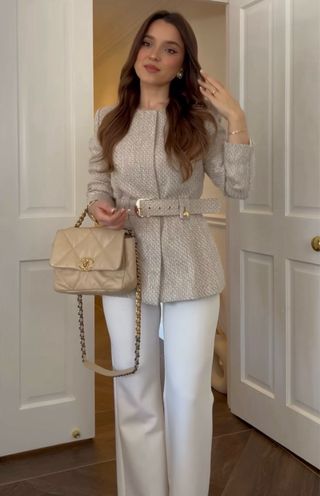 Blazer estructura cinturón