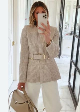 Blazer estructura cinturón