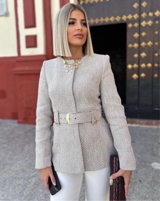 Blazer estructura cinturón