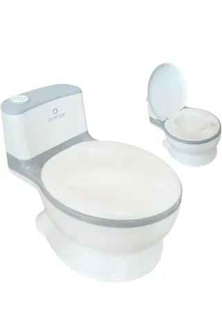 Orinal WC Infantil Blanco y Gris