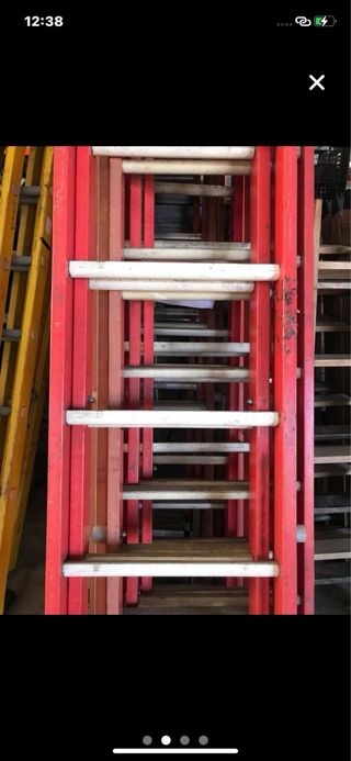 Escalera Fibra Vidrio Extensible Manual