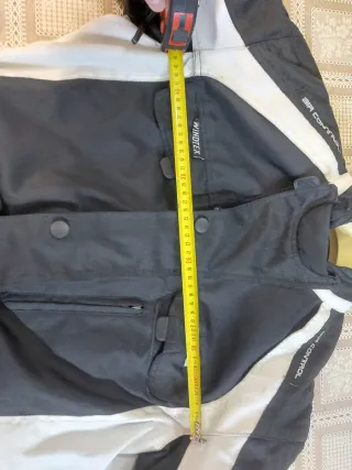 Giacca moto con protezioni taglia S