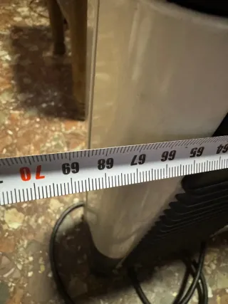 Calefactor Eléctrico 2000W con Termostato