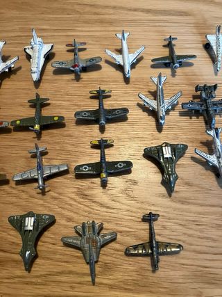 Colección miniaturas aviones de combate