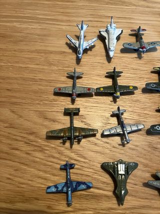 Colección miniaturas aviones de combate