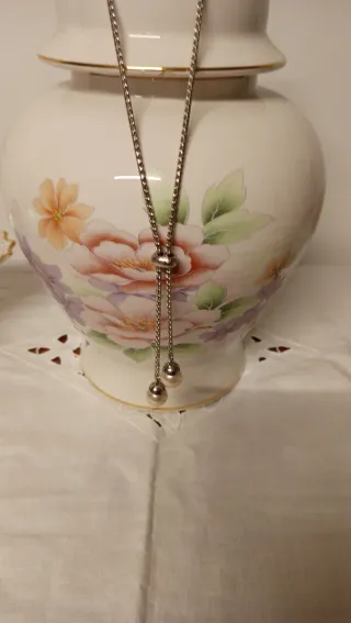 Collana con perlein argento 925