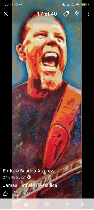 Cuadro Original Músicos 20x60cm