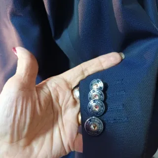 Traje de boda negro y azul el chaleco va aparte