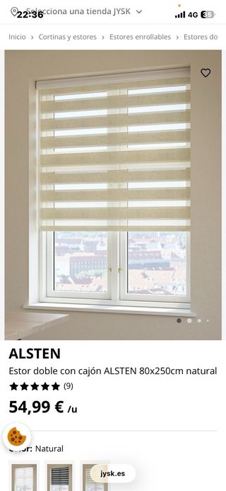 Estor Duo Roller Blind Nuevo