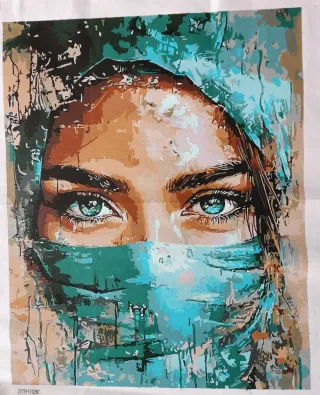 Cuadro al Óleo por Números Mujer