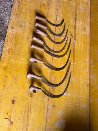 Lote de 7 hoces antiguas