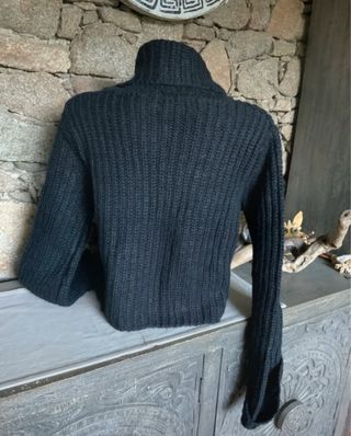 Maglione Donna Boho Grigio Taglia L