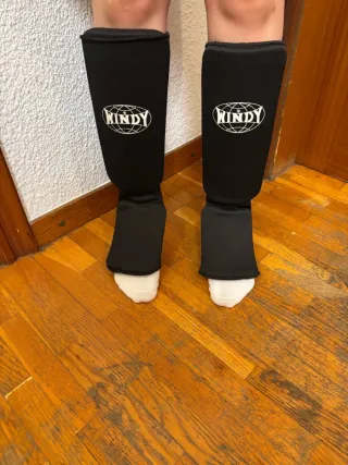 Espinilleras Windy Talla M Kickboxing K1 Muay Thai