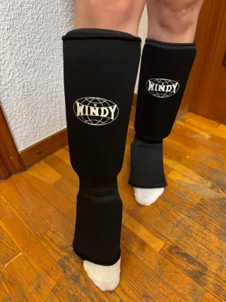 Espinilleras Windy Talla M Kickboxing K1 Muay Thai