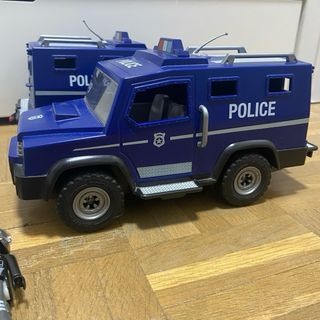Lote Playmobil Policía: Barco, Coches y Figuras